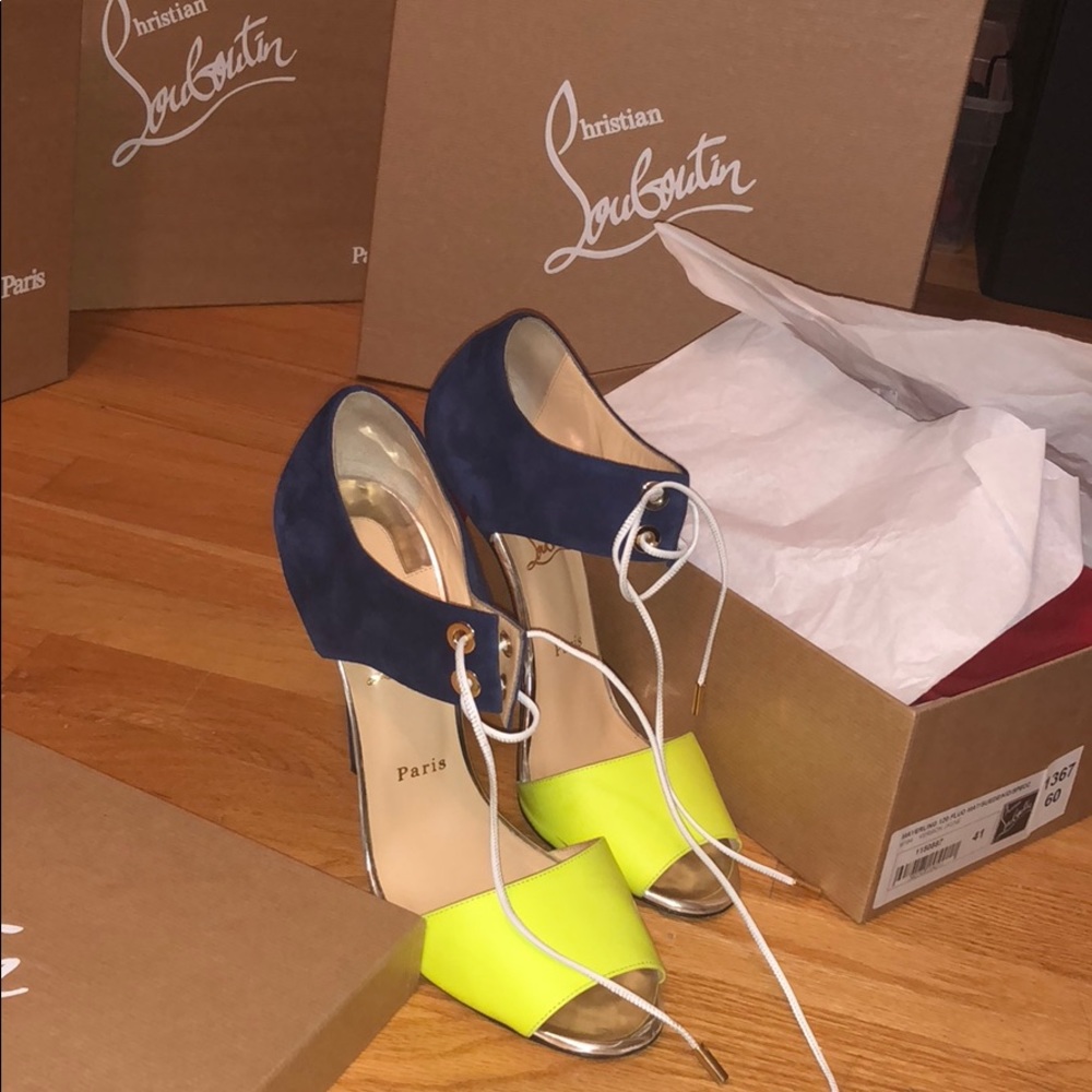 Open toed Christian Louboutin